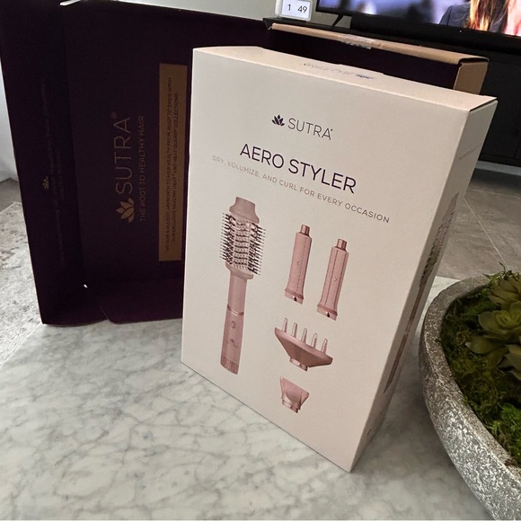 New Sutra Aero Styler Hair Tool Set - Pink - Picture 3 of 5